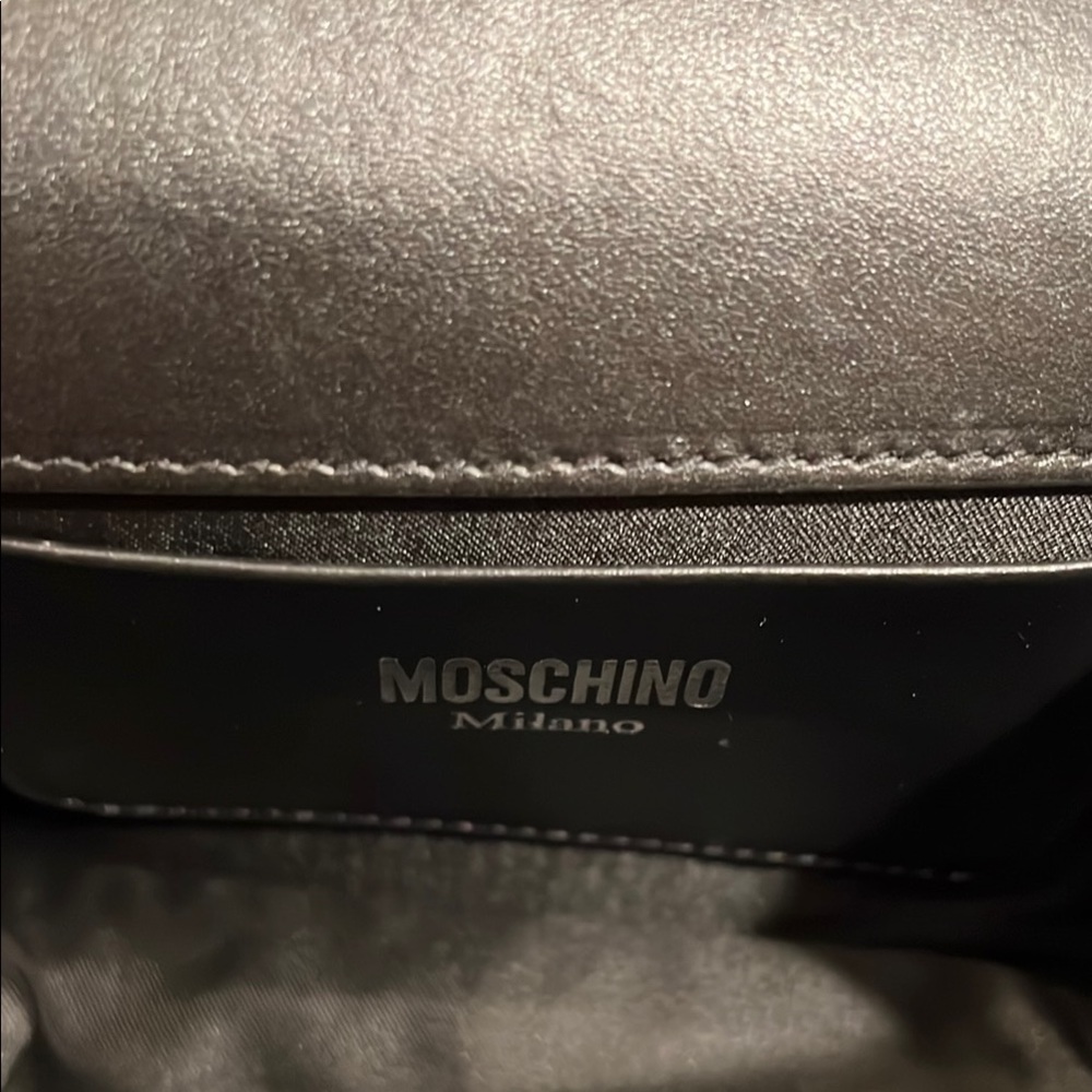 Moschino Graphic Black and Red Crossbody Bag - Picture 5 of 12